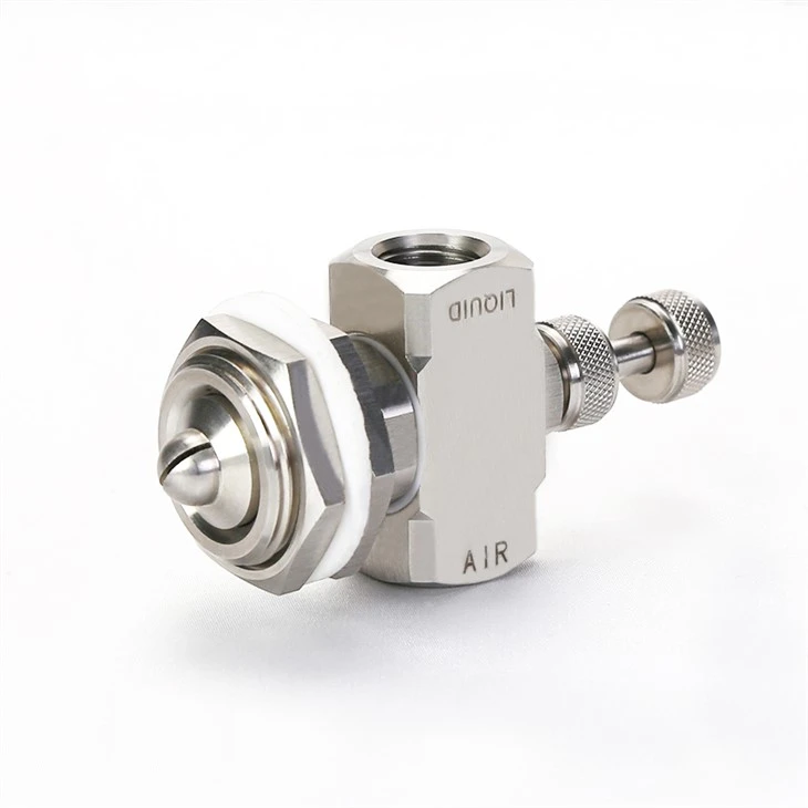 Siphon-Fed Flat Fan Air Atomizing Nozzles