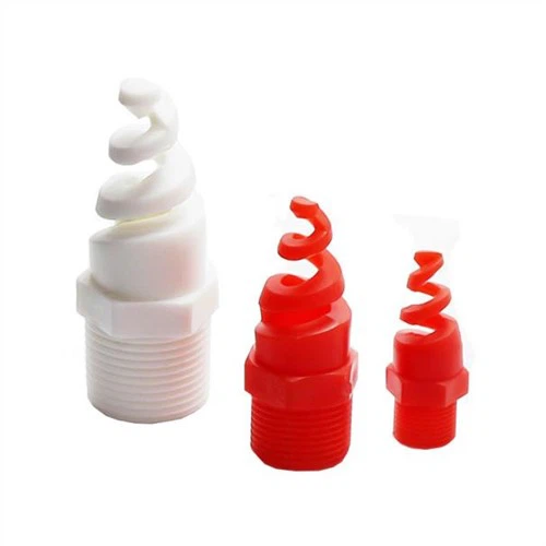 Pigtail PP PTFE plastové spirálové rozprašovací trysky